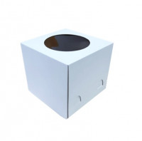 Коробка для торта 24*24*22см с окном(10шт)