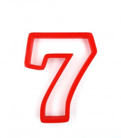 Вырубка цифра 7 высота 10см